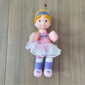 Fisher Price | Vintage Best Friends Ballerina Ballet Doll Plush Figure 7”